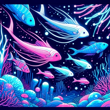 Explica por qué algunas especies de peces luminosos existen en aguas profundas.