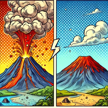 Explica por qué algunos volcanes están activos mientras que otros están inactivos.