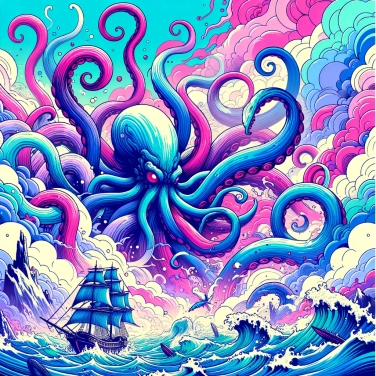 Explica por qué el kraken es una criatura mítica temida por los marineros.