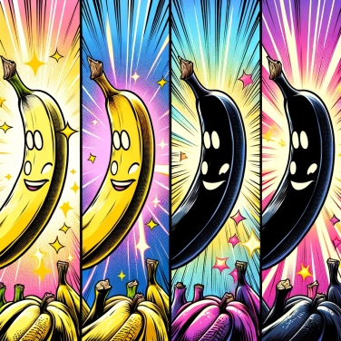 Explica por qué las bananas se ponen negras al envejecer.