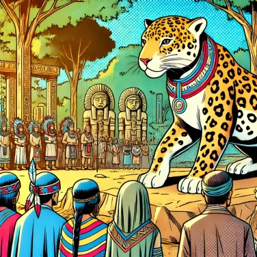 Explica por qué las civilizaciones amerindias veneraban a los jaguares.