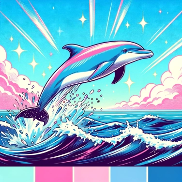 Explica por qué los delfines saltan fuera del agua.
