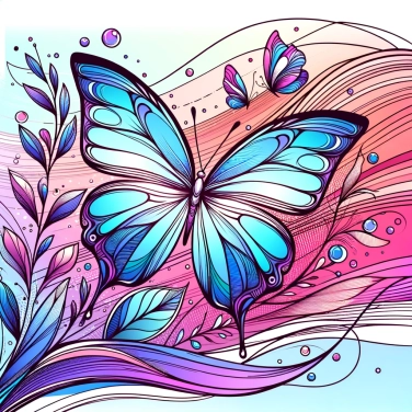 Explica por qué los mariposas tienen colores brillantes en sus alas.