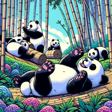 Explica por qué los pandas suelen rodar sobre sí mismos.