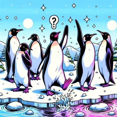 Explica por qué los pingüinos no tienen frío en los pies sobre el hielo.