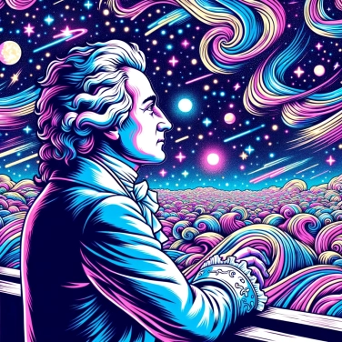 Explica por qué Mozart estaba fascinado por las estrellas.