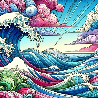 Explica por qué se forman las olas en el mar y cómo se propagan hasta la costa.